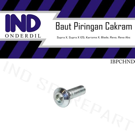 Jual Baut Baud Piringan Cakram 8x24 Kunci L All Honda Supra Beat Vario