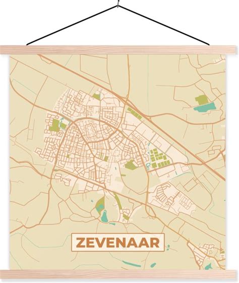 Posterhanger Incl Poster Schoolplaat Zevenaar Kaart