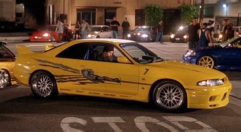 Leon S Yellow Nissan Skyline Gt R In The Original Fast And Furious Movie To See More Nissans