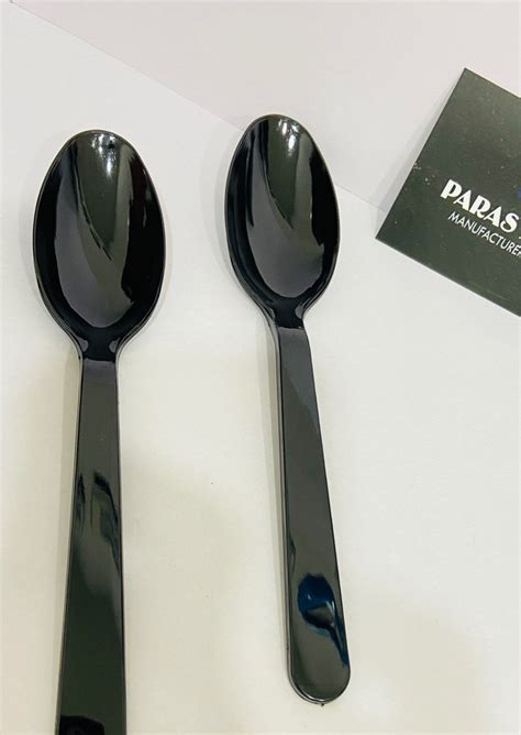 Piece Per Pack White Plastic Disposable Spoon For Event And Party