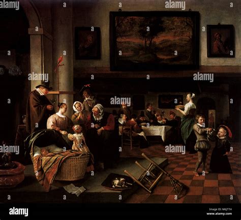 Art Painting Jan Steen Fotos Und Bildmaterial In Hoher Aufl Sung Alamy