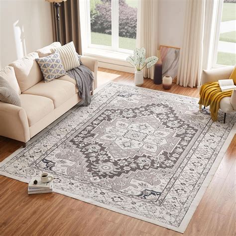 Amazon VK VKLIVING Washable Area Rug 6x9 Area Rug For Living