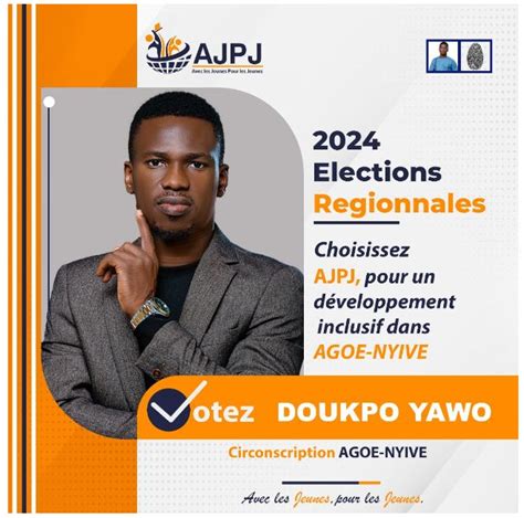 Togo Lections R Gionales Doukpo Yawo Le Candidat De La Jeunesse