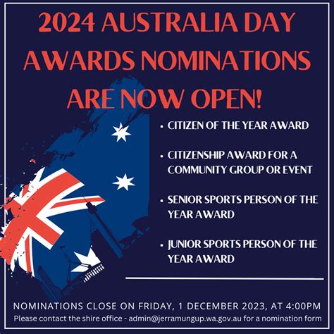 News Story Australia Day Award Nominations 2024 Now Open Shire Of