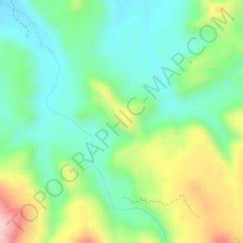 Tibesti Mountains topographic map, elevation, terrain