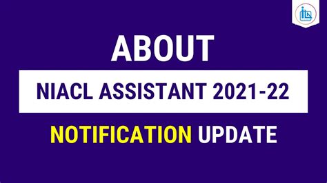 Niacl Assistant Notification Update Upcoming Government Jobs