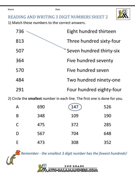 Numbers Words Worksheets K5 Learning Grade 2 Money Worksheet Money In Words Words To Numbers