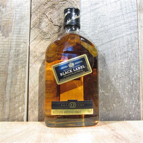 JOHNNIE WALKER BLACK LABEL 375ML (HALF SIZE BTL) - Oak and Barrel