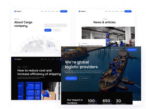 Logistics Webflow Template - Cargo X | BRIX Templates 