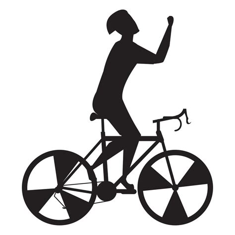 professional cyclist silhouette 10429624 Vector Art at Vecteezy