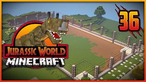 Minecraft Jurassic World Episode Compsognathus Cage Youtube