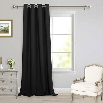 Mysky Home Blackout Curtain For Bedroom Grommet Room Darkening Curtain