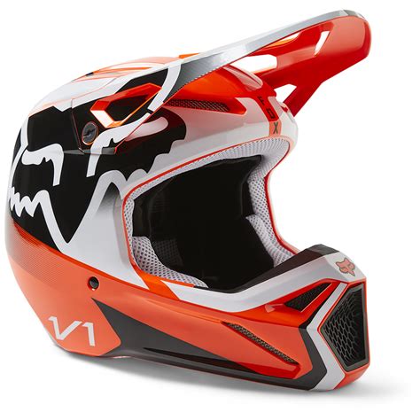 Fox V Leed Helmet Mips Ece Flo Orange Tracktion Motorcycles