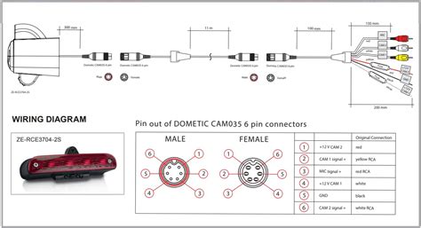 ZENEC ZE RCE3704 2S Rear View Camera Instruction Manual