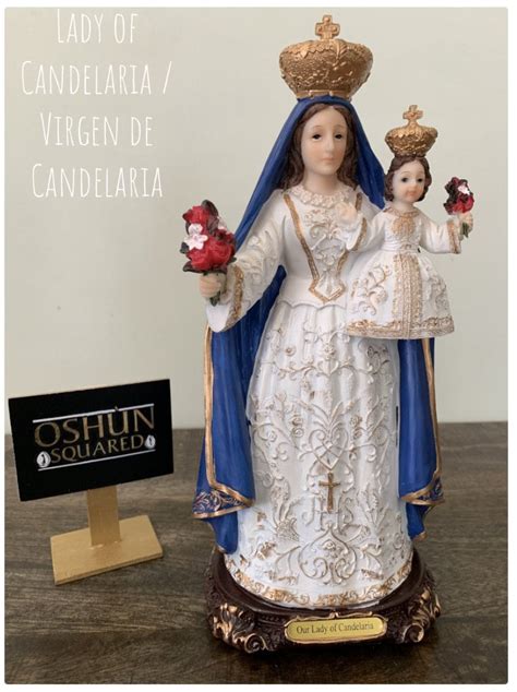 Our Lady of Candelaria Statue Virgen De La Candelaria Estatua - Etsy