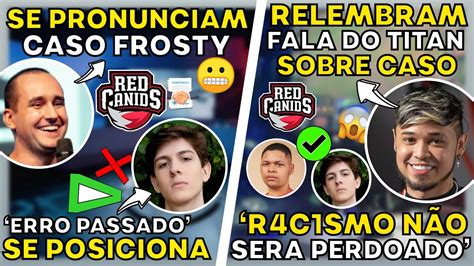 CEO DA RED E FNB SE PRONUNCIAM SOBRE FROSTY TORCEDORES RELEMBRAM FALA