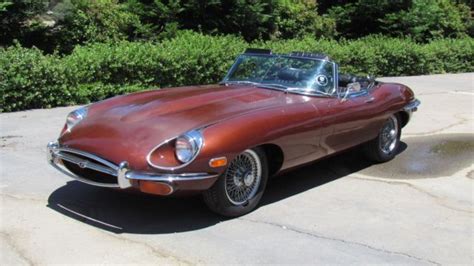 1969 Jaguar XKE Roadster Convertible with 2 Tops, Factory Hardtop ...