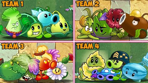 Pvz Plant Teams Vs Plant Teams Vs Zombie Teams What Team Is The