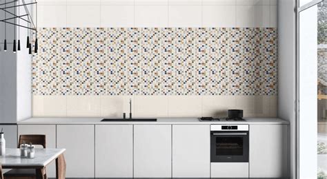 Multi Color Square Pattern Wall Tiles Lorison Tiles Llp