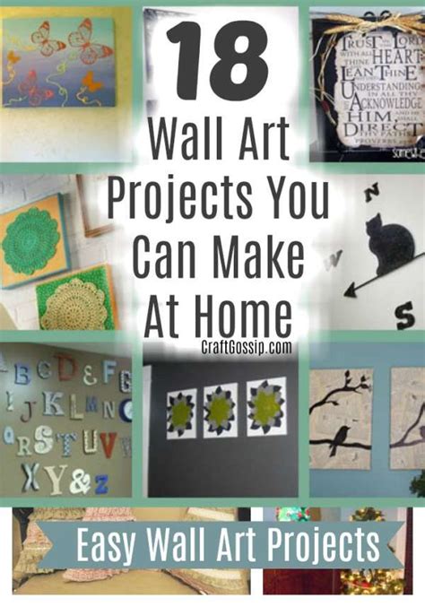 18 Wall Art Projects You Can Make At Home – Home and Garden