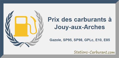 Prix Des Carburants Jouy Aux Arches