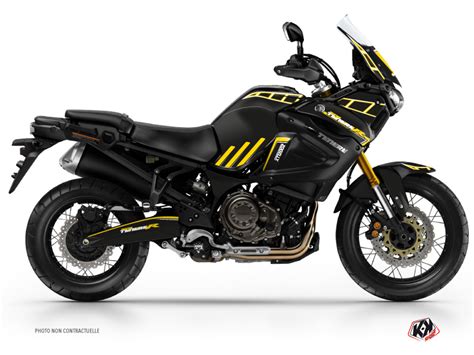 Kit D Co Moto Adventure Yamaha Xtz Super Tenere Noir Jaune Kutvek