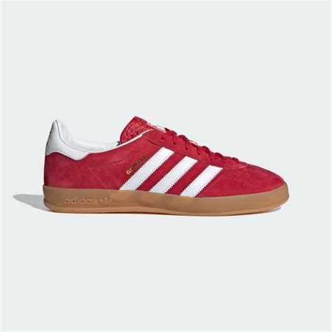 Adidas Gazelle Indoor Shoes Red Unisex Lifestyle Adidas Us Red