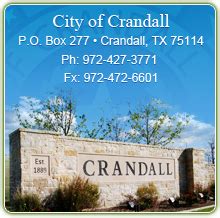 Crandall, TX - Official Website | Official Website