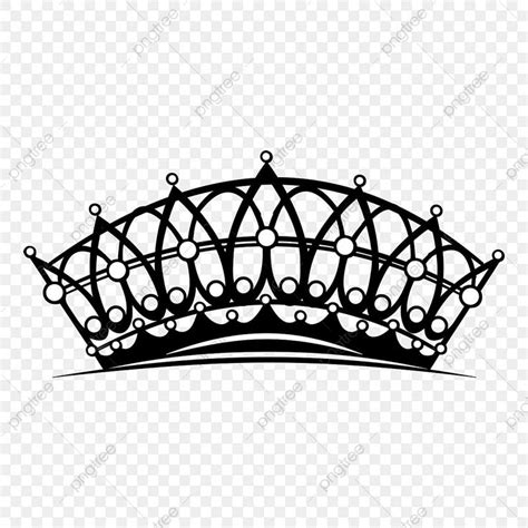 Black Princess Crown Clipart Hd PNG, Black And White Princess Crown ...