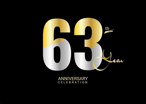 years anniversary celebration gold  silver vector template