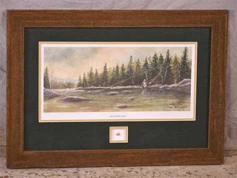 Signed Limited Edition Framed Print One For The Creel By Broderick