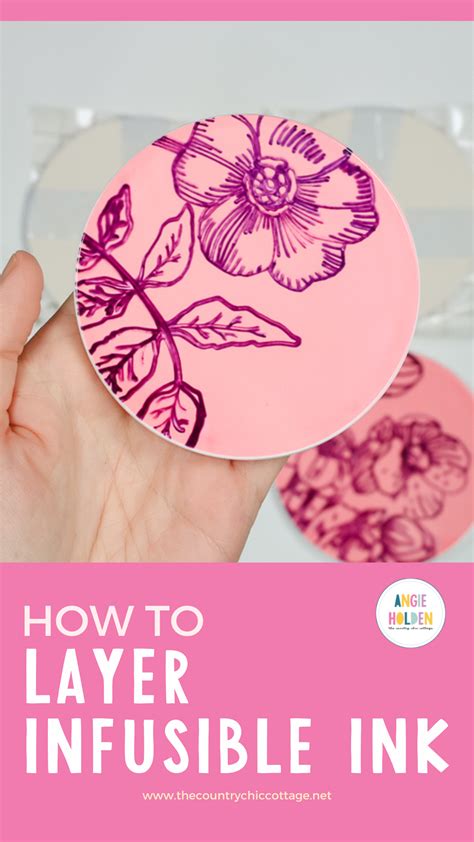 How To Layer Cricut Infusible Ink Sheets With Pens Angie Holden The