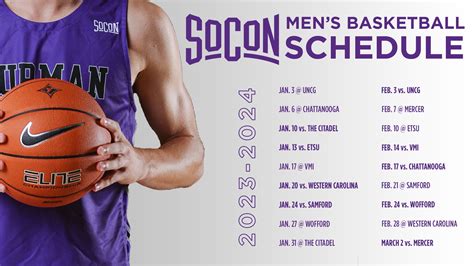 Men's Basketball Announces 2023-24 League Schedule - Furman University