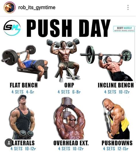 Push And Pull Day Workout Routine