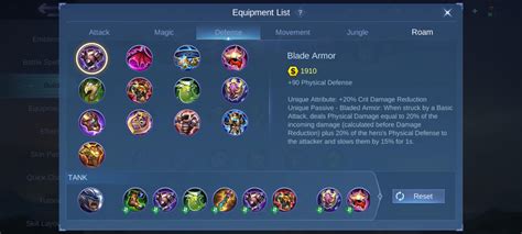 My Question About Blade Armor Rmobilelegendsgame