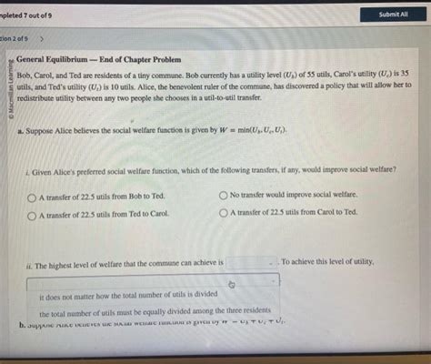 Solved General Equilibrium End Of Chapter Problem Bob Chegg