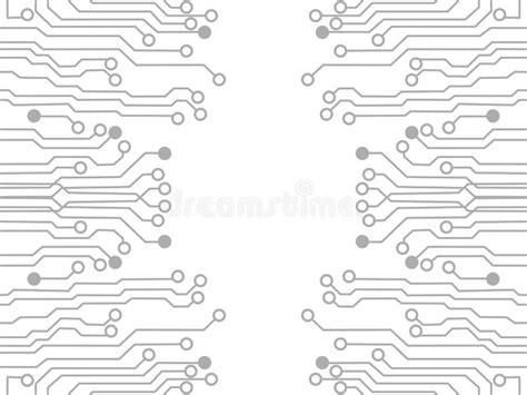 Technology Circuit Board Background Texture Vector Illustration Stock