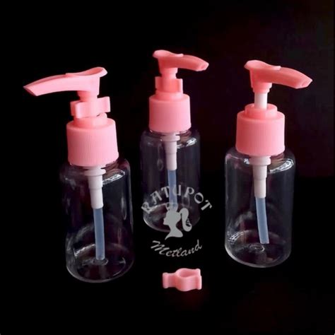 Jual Botol Tb 60 Ml Bening Pump Pink Lock Shopee Indonesia