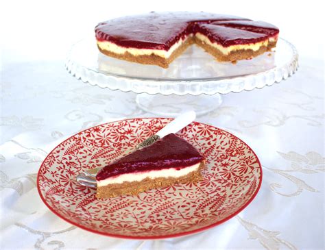 Cheesecake Med Hallon Utan Gelatin Zeinas Kitchen