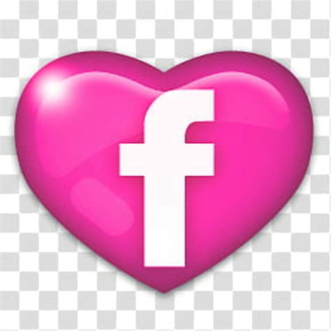 Download High Quality facebook logo png transparent background pink ...