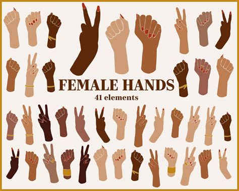 Ladies Hands Clip Art