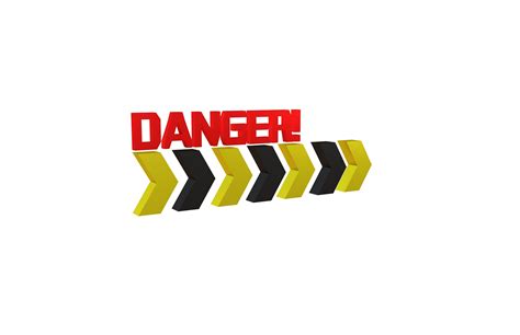 3d Model Cyberpunk Future Danger Sign V2 009 Vr Ar Low Poly Cgtrader