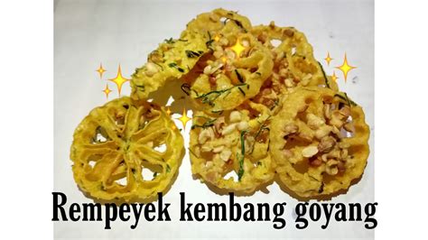 Resep Rempeyek Kembang Goyang Renyah 😍 Youtube