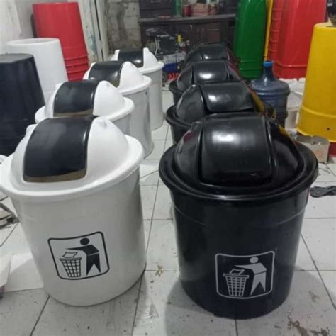 Promo Tempat Sampah Bulat Kapasitas Liter Tanpa Penyangga Diskon