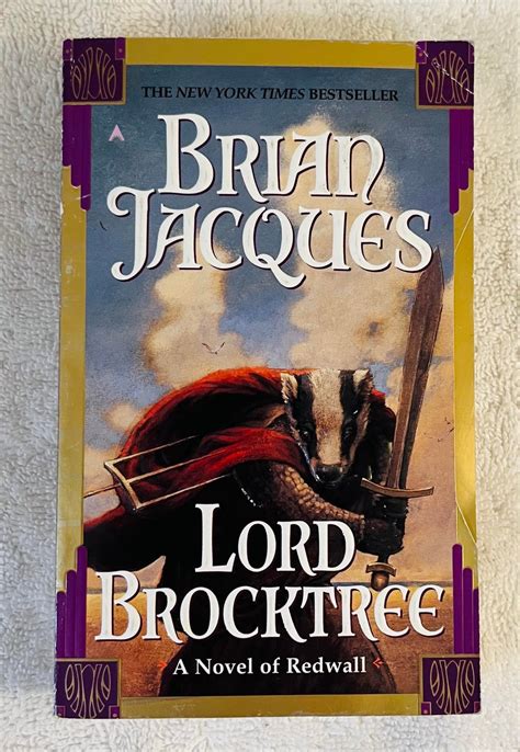 Brian Jacques Lord Brocktree First Printing Paperback Etsy