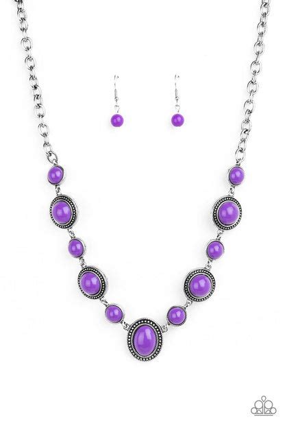 Voyager Vibes Purple Paparazzi Necklace Jewelryblingthing