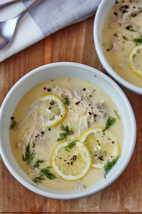 How To Make Greek Egg And Lemon Soup Avgolemono Recipe Lemon Soup