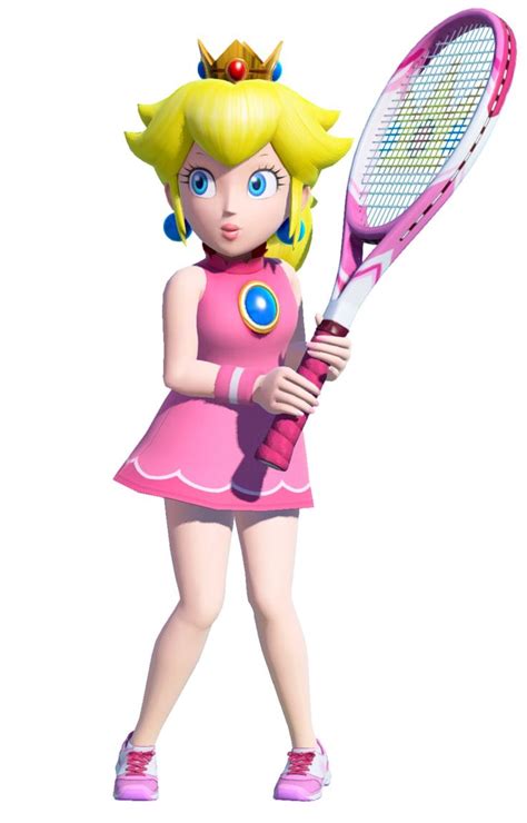 Peach Render - Mario Tennis Aces Art Gallery | Peach mario, Princess ...