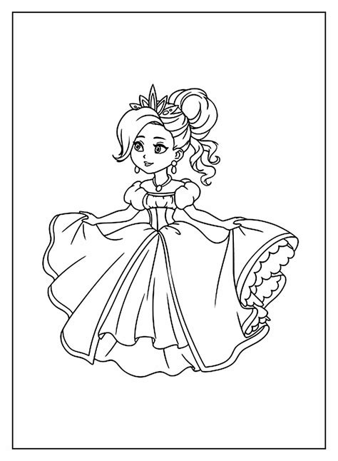 desenho  colorir de princesas retoedu