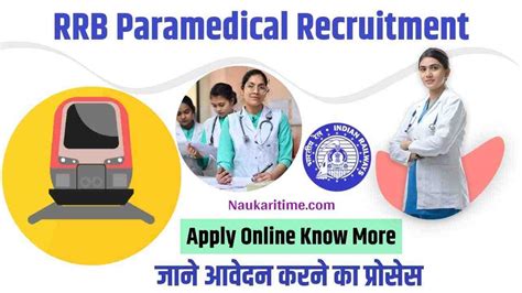 RRB Paramedical Recruitment 2024 Schedule OUT Online Application Form